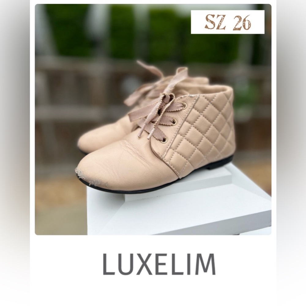 Luxelim sz 26 Camilla leather girls Boots